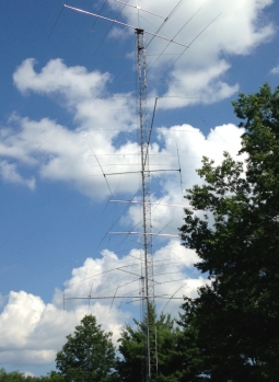 The antennas were very tall but looked to be very secure.